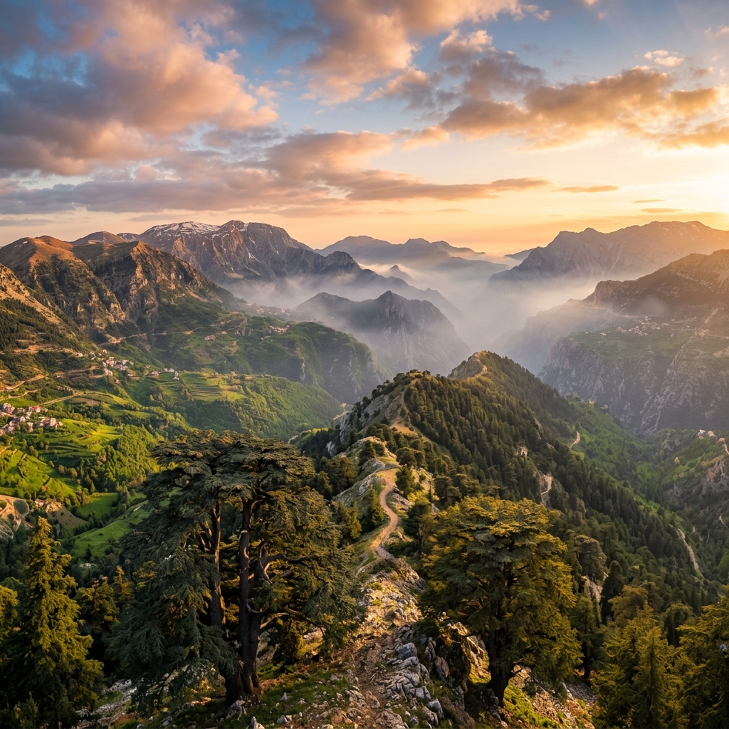 Lebanon's cedar mountain itineraries